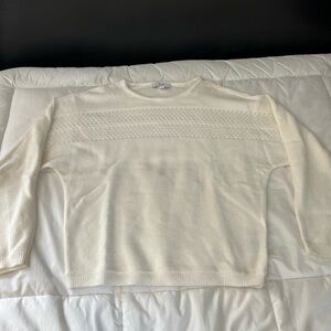 Super soft white sweater